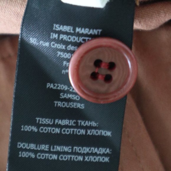 🌸SALE🌸 ISABEL MARANT Samso Cargo Pants - Picture 7 of 14